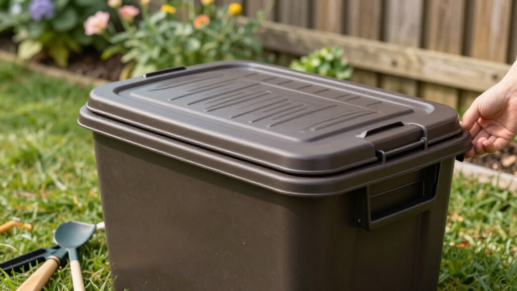 garden outdoor storage bins