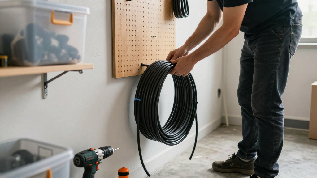 garage electrical cord management