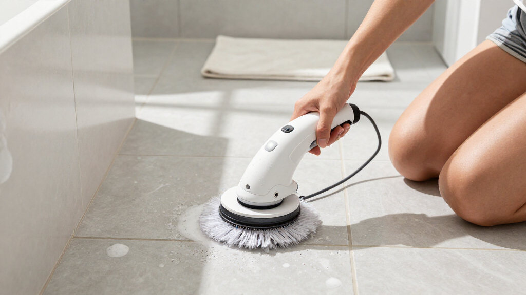 cordless electric spin scrubbers