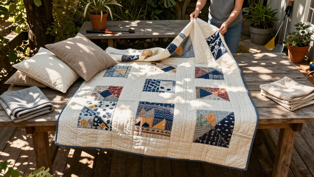 patchwork quilt set king size