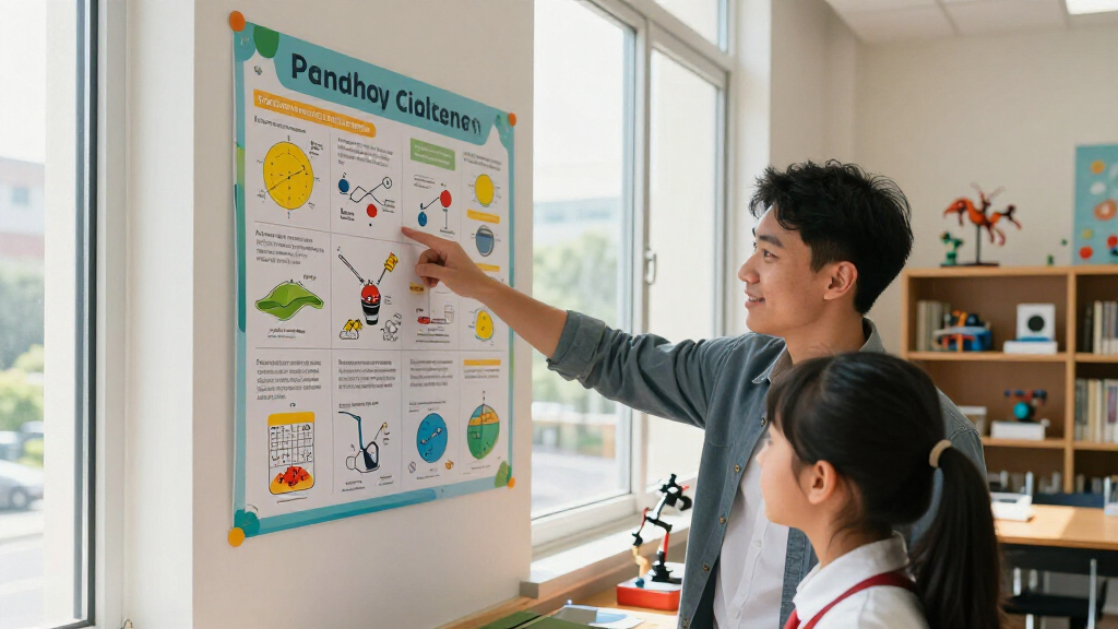 educational science reference posters