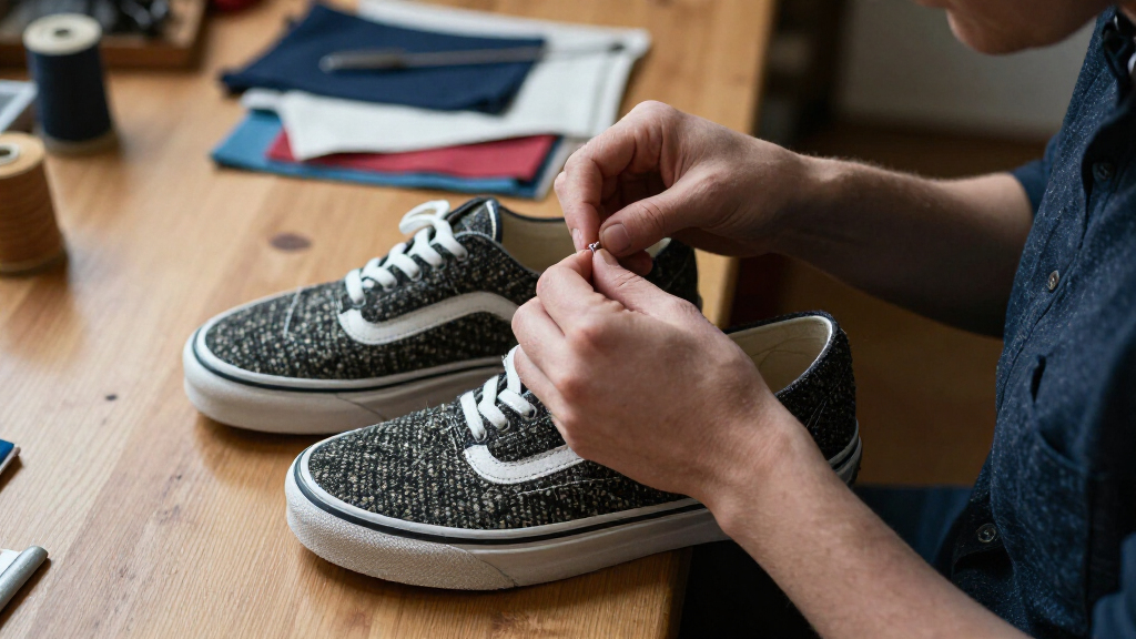 best Harris Tweed Vans shoes