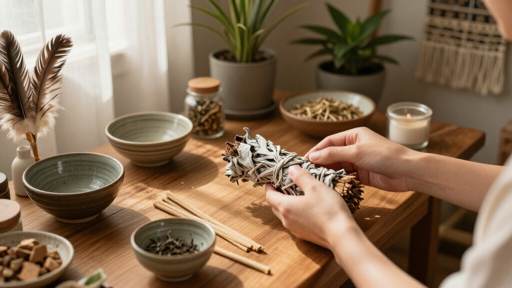 incense and smudging supplies