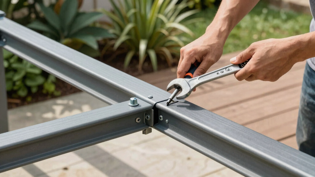 best metal pergola