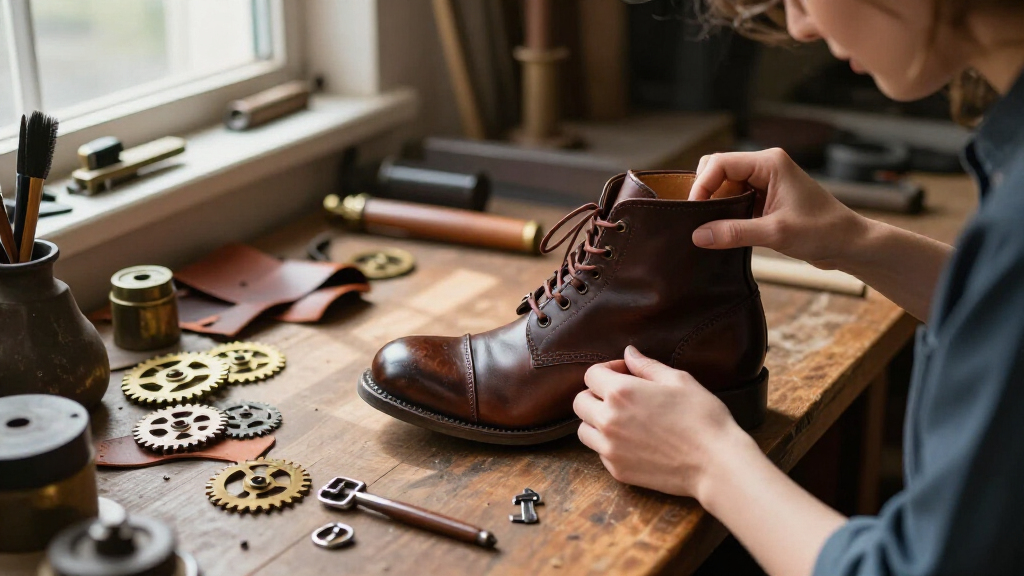 essential steampunk boots for your wardrobe