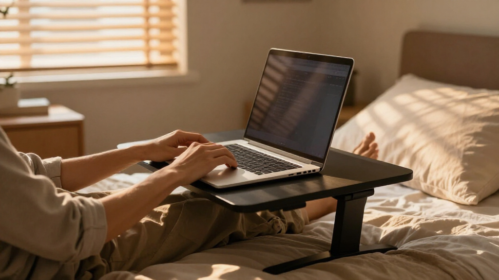 laptop bed desks adjustable height