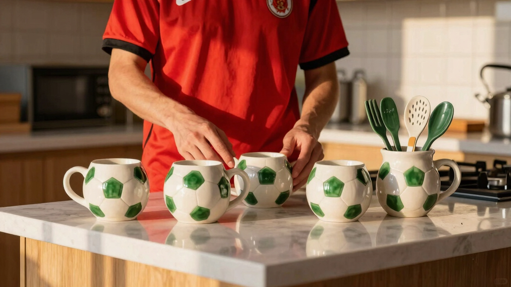 soccer-themed kitchenware