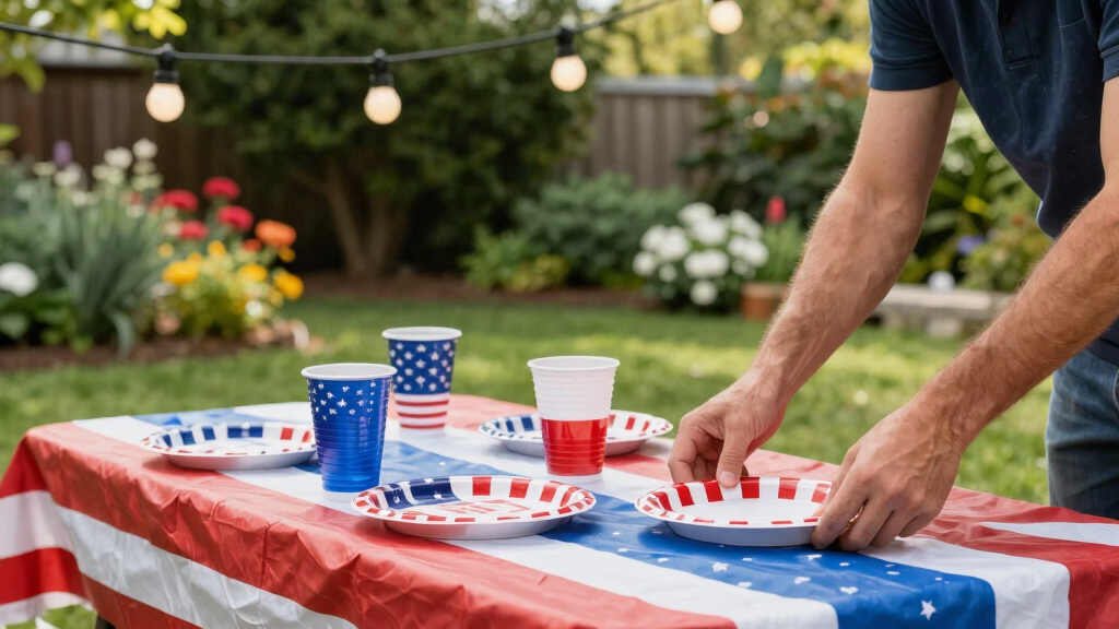 patriotic outdoor party supplies