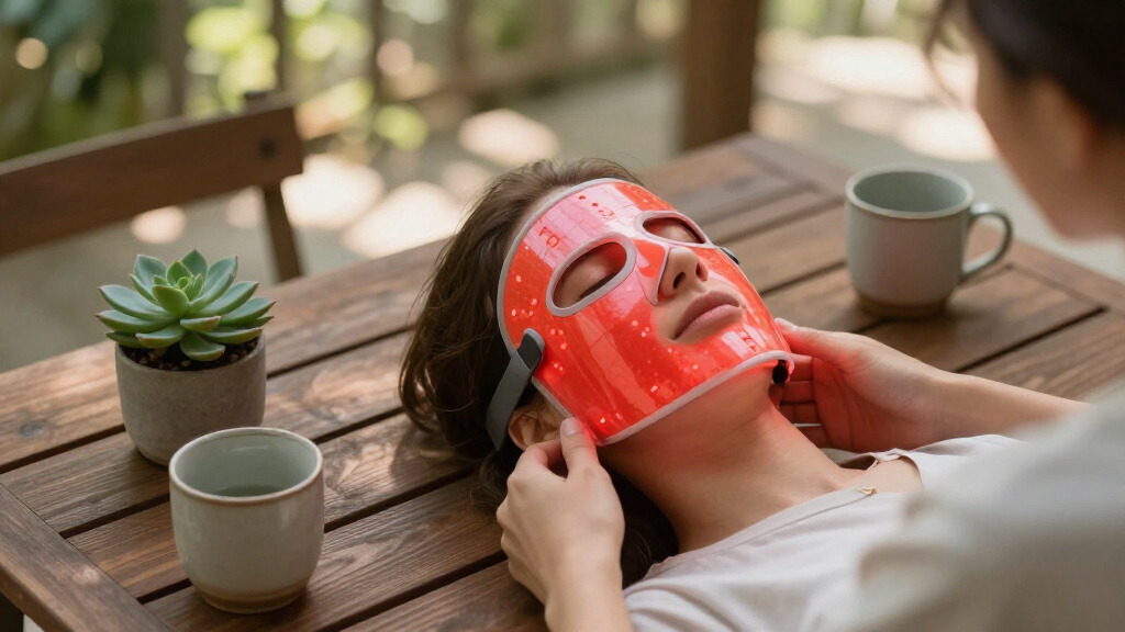 red light therapy mask
