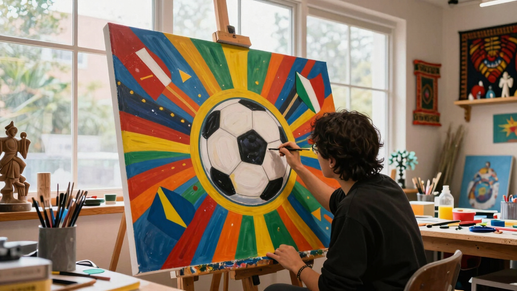 art-themed FIFA World Cup 2026 decor