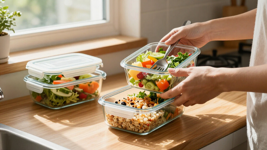 meal prep containers glass