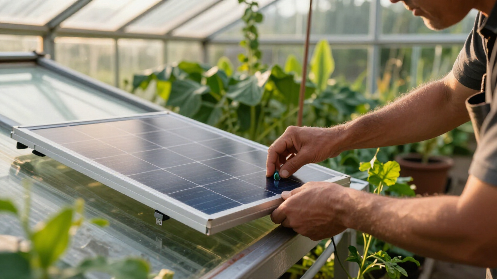 best 12v solar kits for greenhouse automation