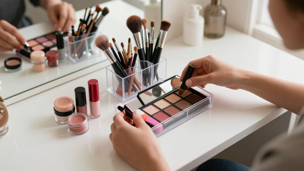 makeup organizers for school