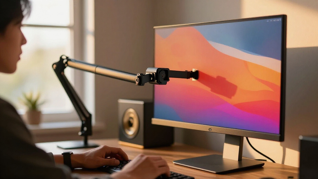 monitor arm for ultrawide display