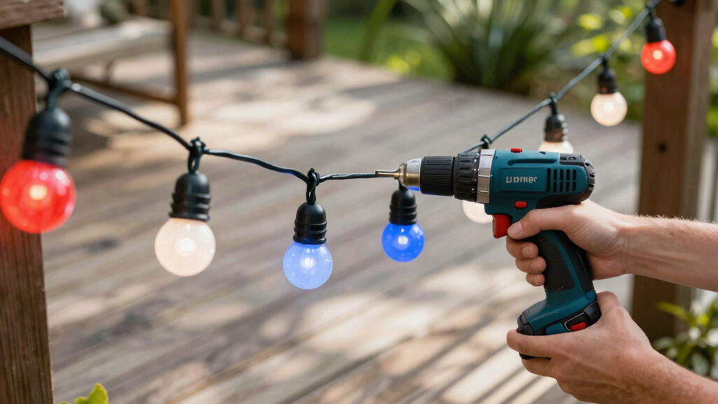 patriotic outdoor string lights