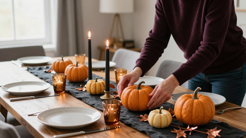 Halloween table decorations