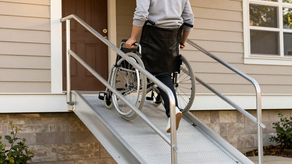 best aluminum wheelchair ramp for home entry