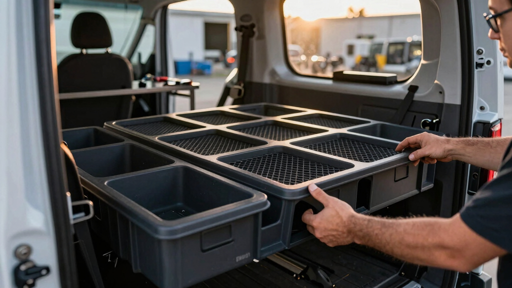 Ford Transit cargo organizers