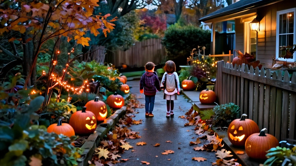 outdoor Halloween decorations