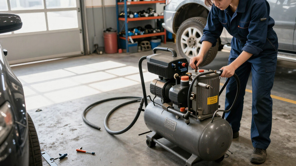 best heavy-duty air compressors for automotive shops