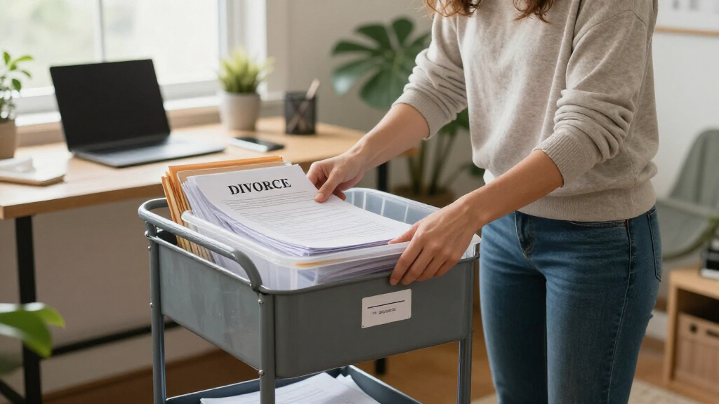 best office storage cart for divorce paperwork