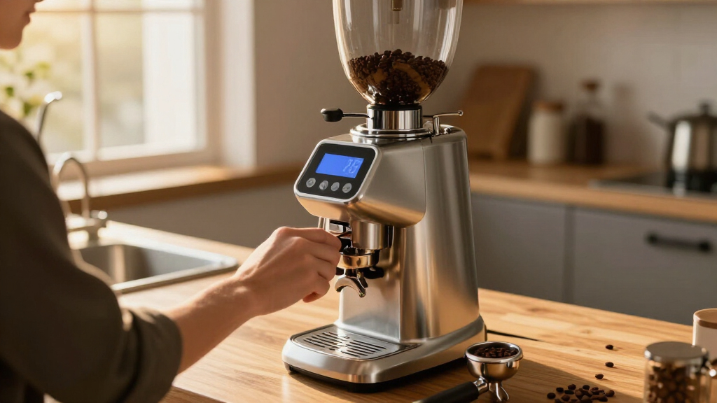 best commercial style espresso grinder with grind by weight