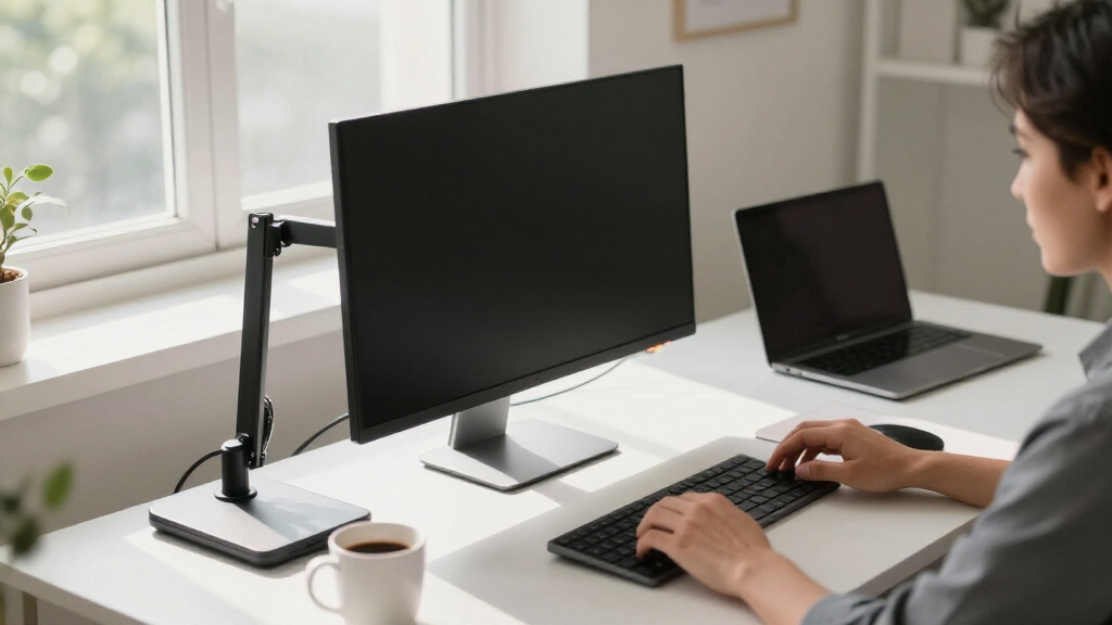 best monitor with height adjustment for accountants