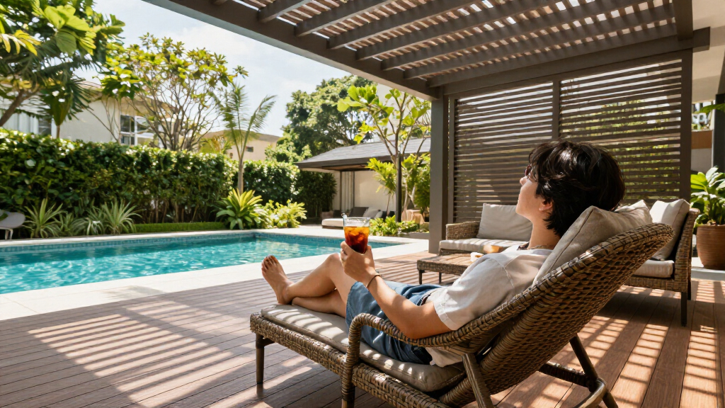 best outdoor patio pergola with louvers