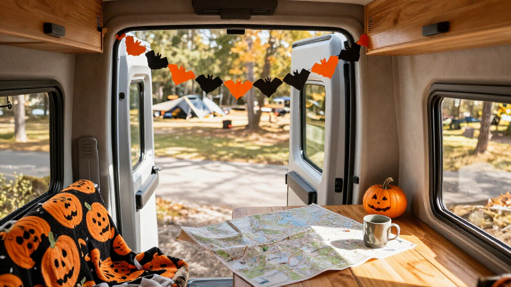 Halloween themed travel decorations