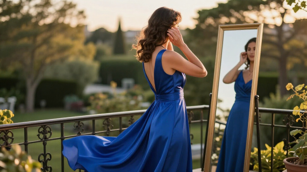 best royal-blue evening gowns