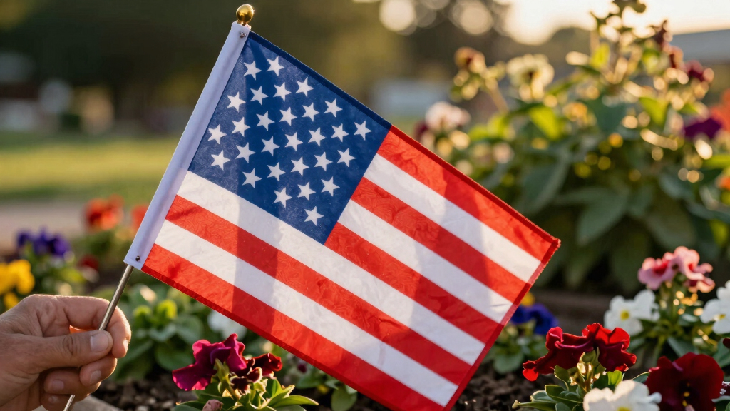 patriotic garden flags