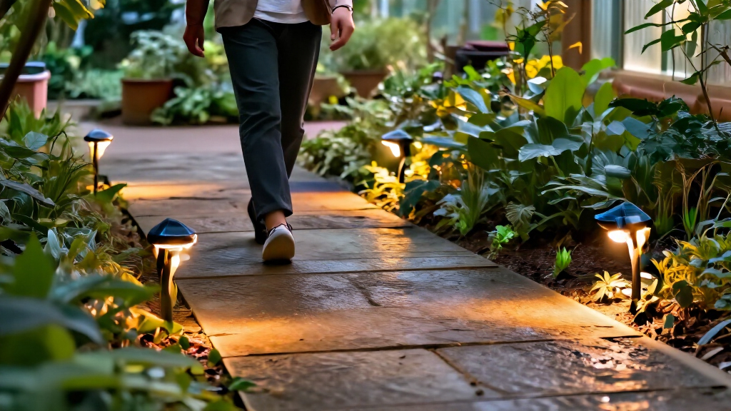 solar garden path lights