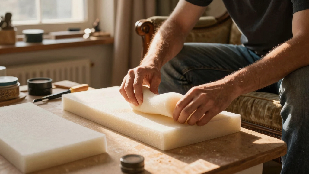 foam options for reupholstering chairs