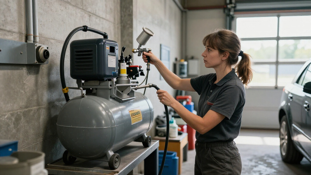 top rated 60 gallon air compressors for auto body shops