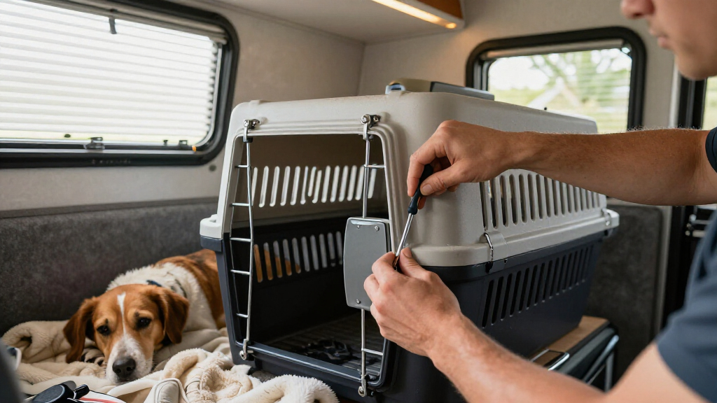 best pet travel crates for RV living