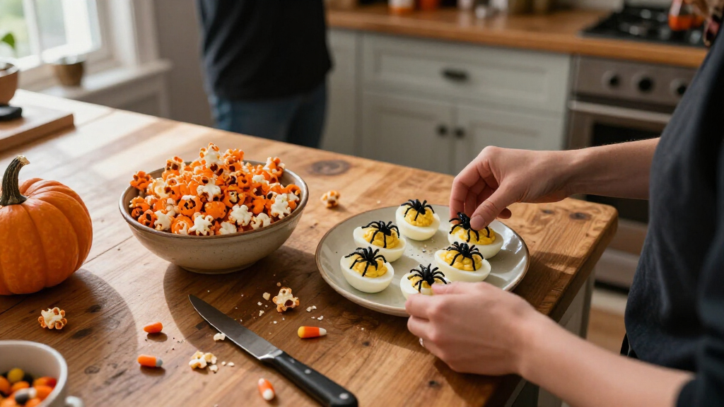 Halloween party snacks