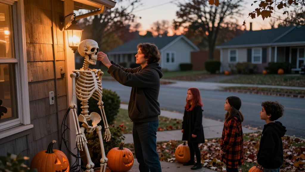 AI-powered Halloween animatronics