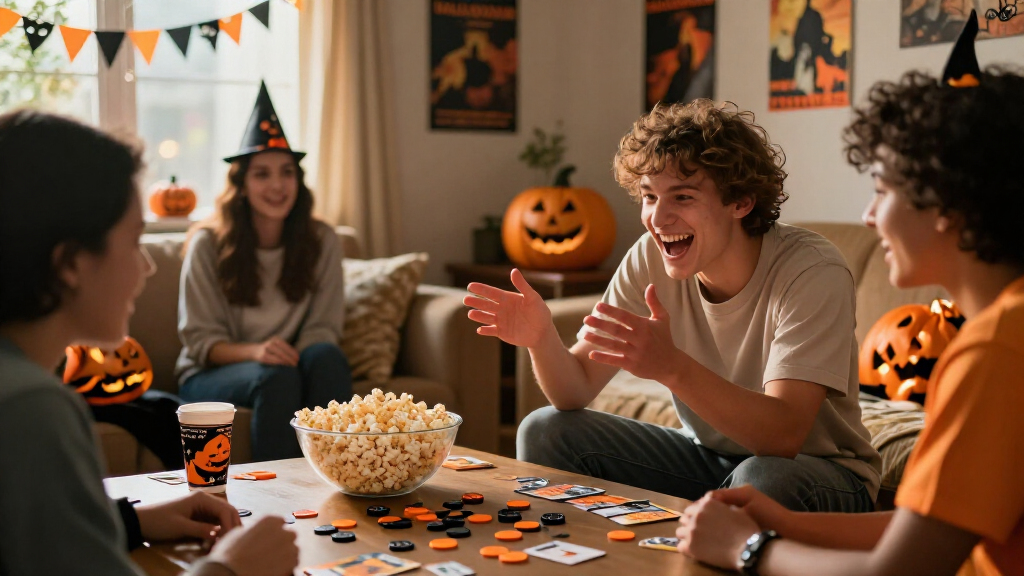 Halloween movie party games