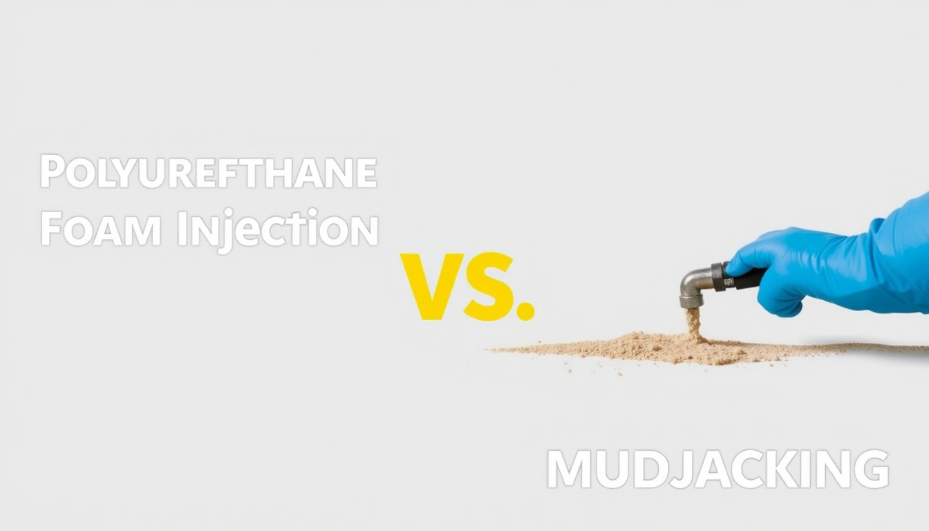 polyurethane foam injection vs mudjacking polyurethane foam injection vs mudjacking