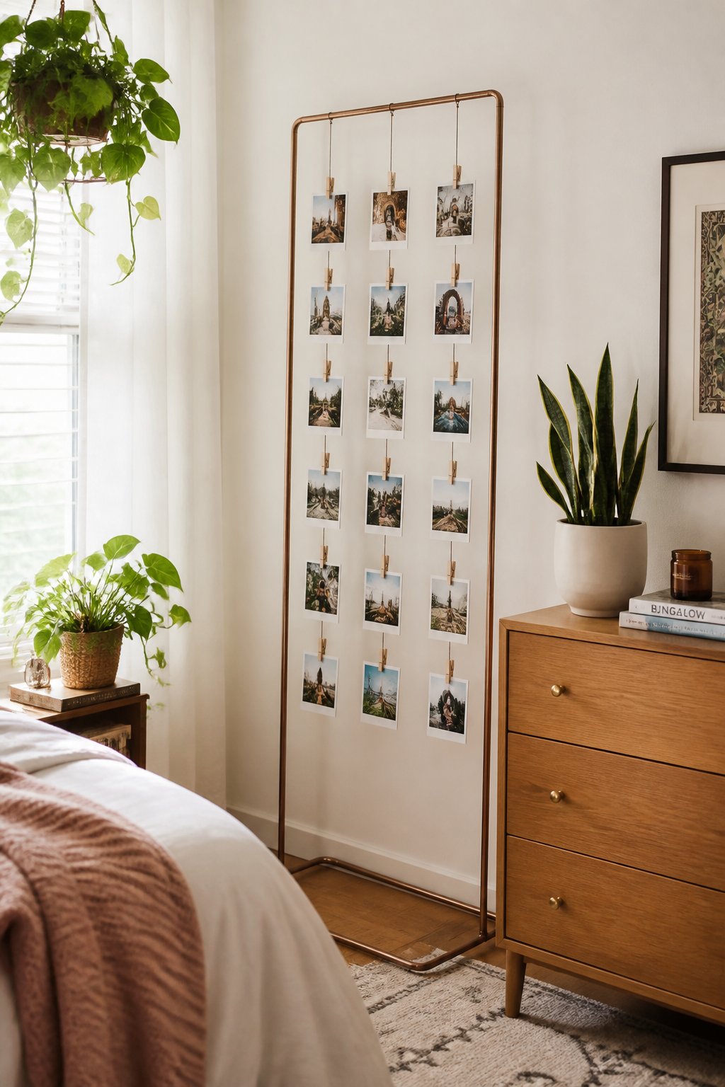 Clip photo wires without touching walls