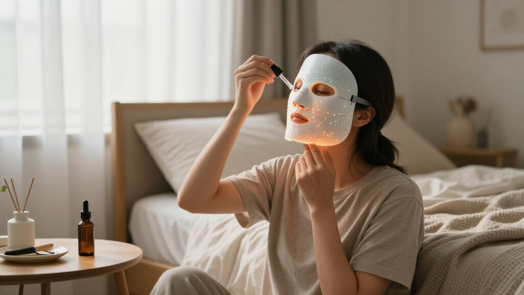 led therapy mask serum