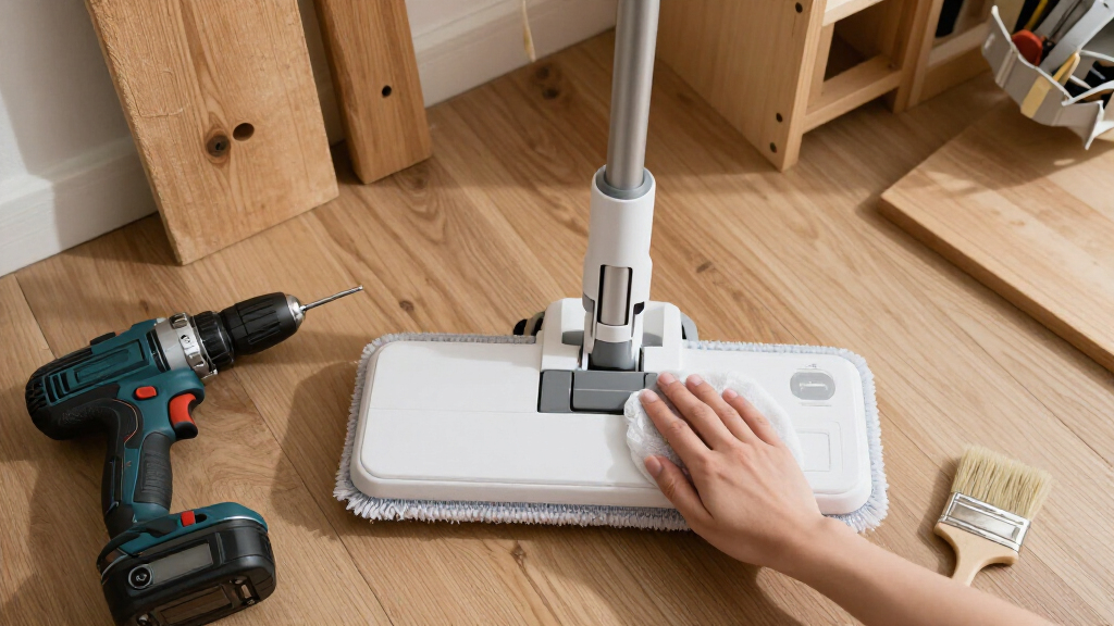 robotic mops with auto cleaning base