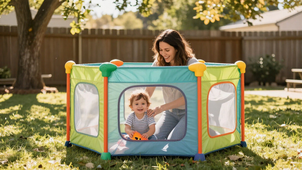 outdoor playpen for toddlers