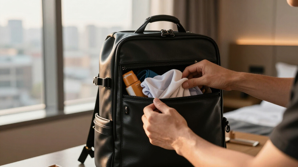premium travel backpack organizers for luxury travel