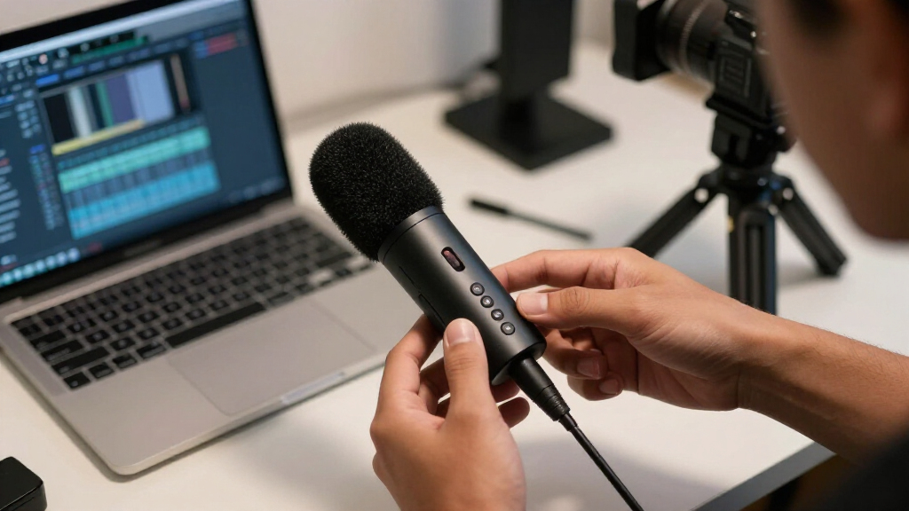 wireless microphone for content creators