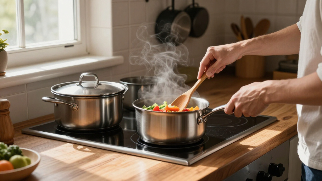 best induction cookware set tri ply 14 piece