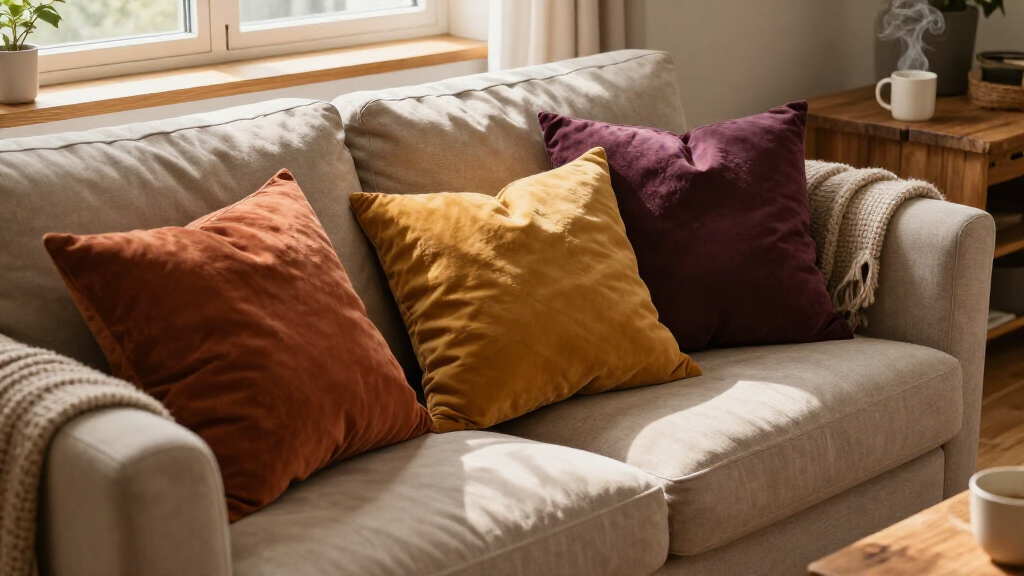 cozy fall throw pillows