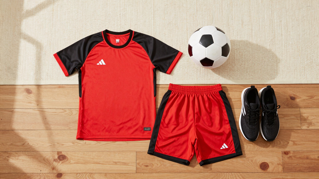 soccer-themed workout apparel