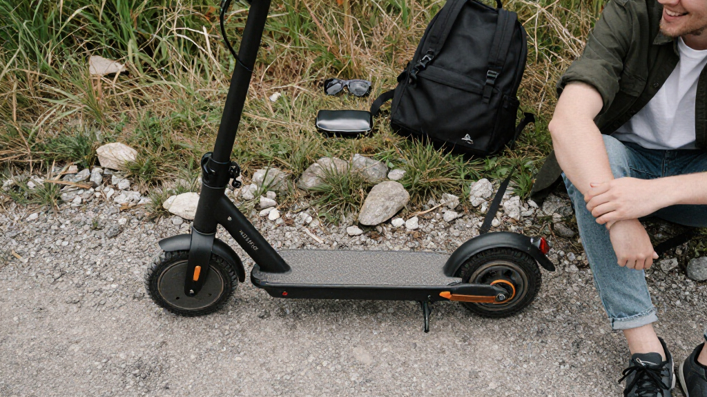 commuter electric scooter with best comfort on rough roads