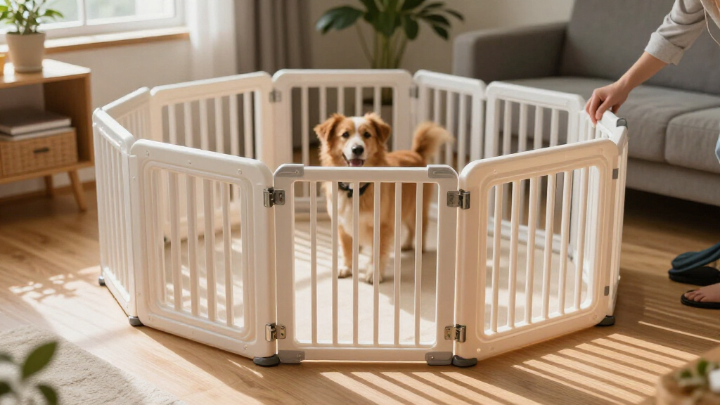 best modular indoor dog pen with gate